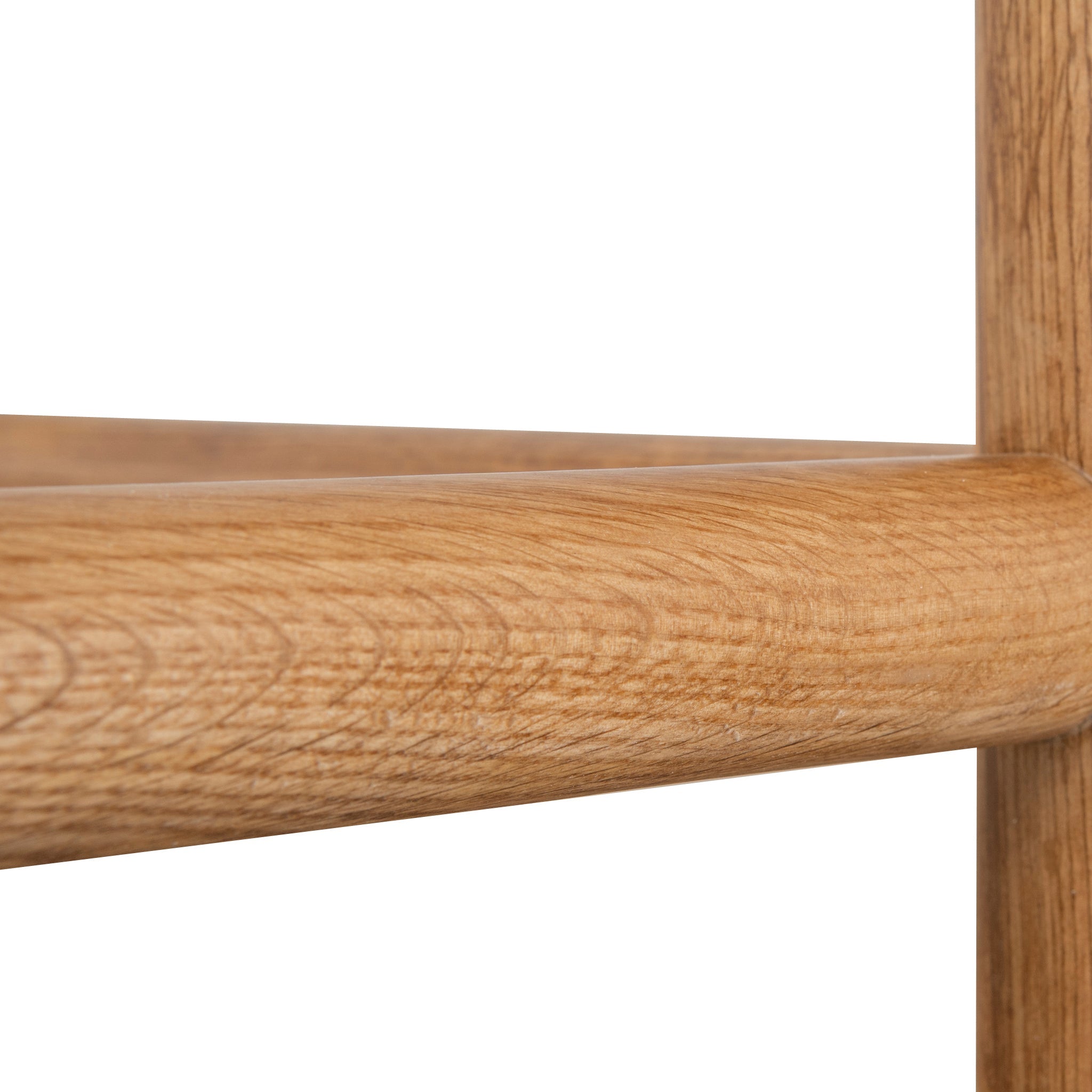 66cm Natural Amalfi Bar Stool - Clay Grey