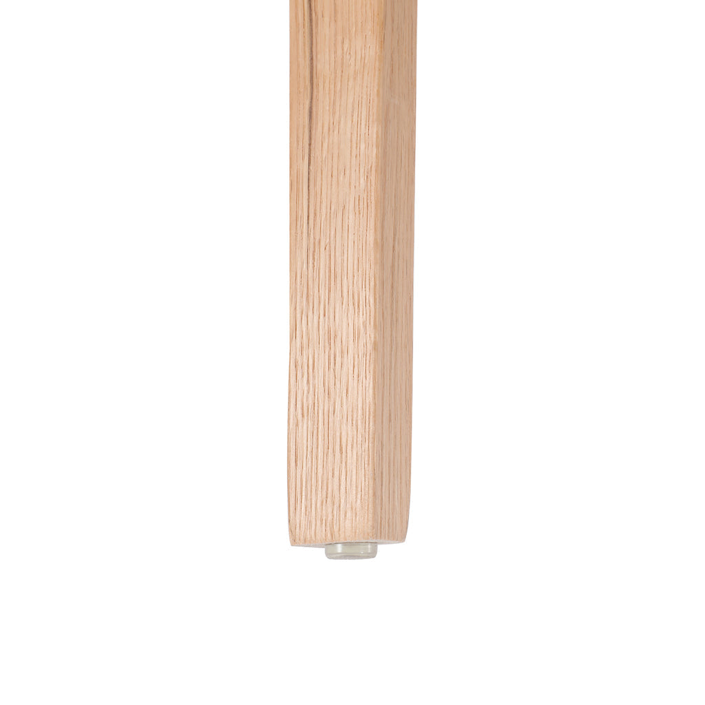 Natural Amalfi Bar Stool - Grey Seat