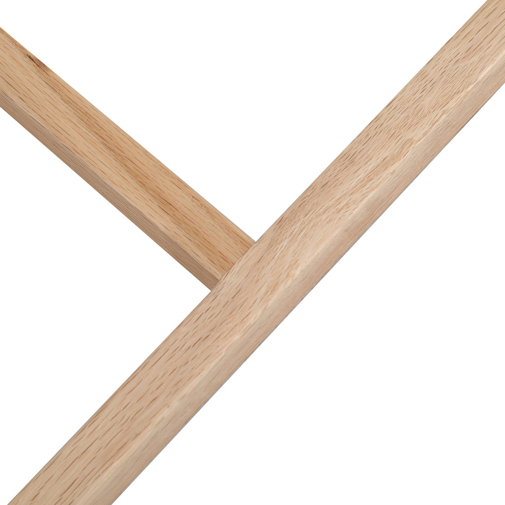 Natural Amalfi Bar Stool - Grey Seat