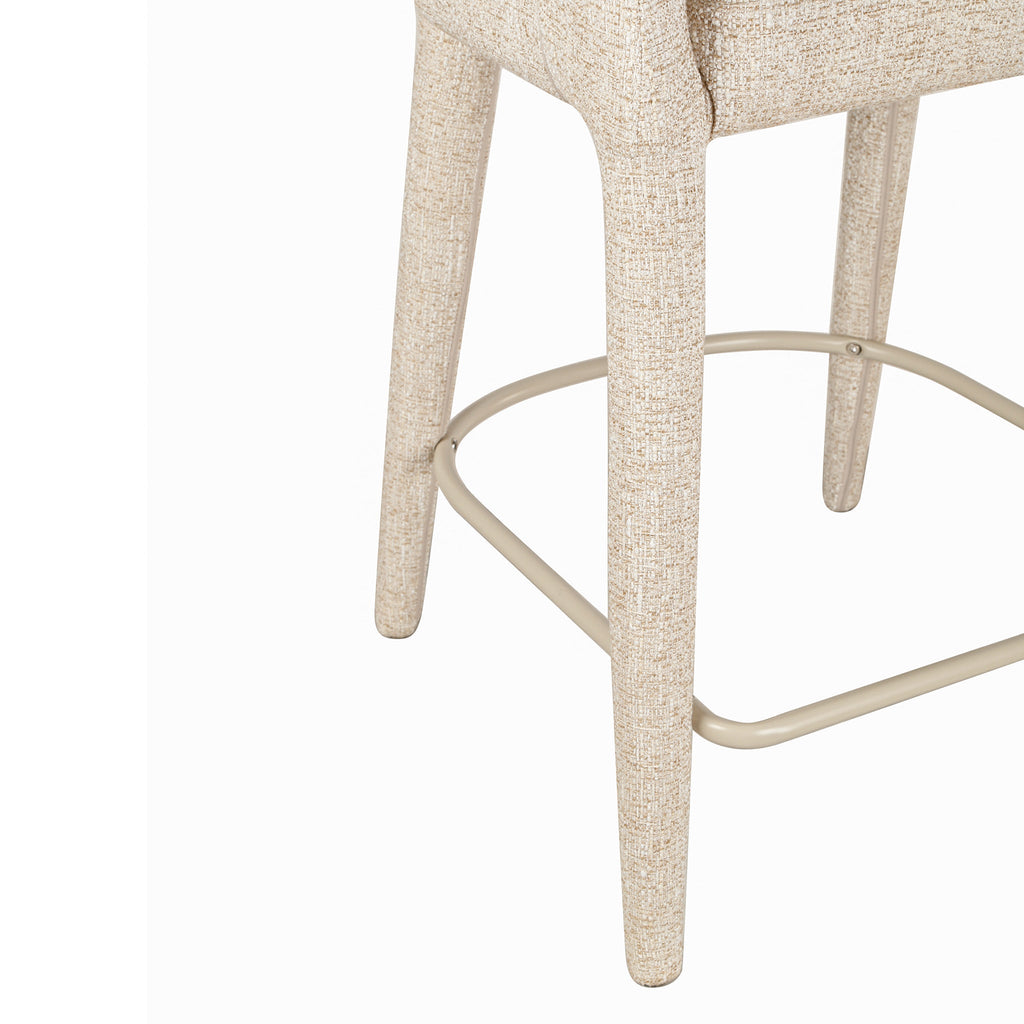 65cm Amalfi Bar Stool - Pale Beige