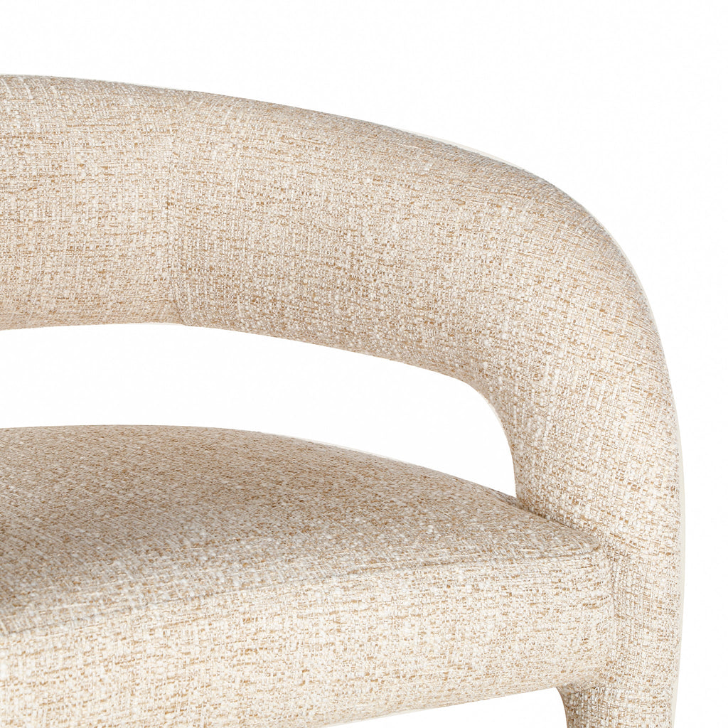 65cm Amalfi Bar Stool - Pale Beige