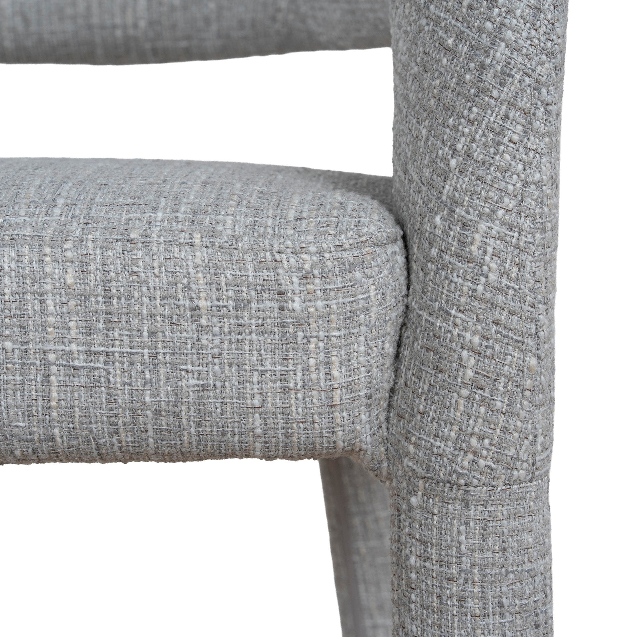 65cm Amalfi Bar Stool - Chrome Grey