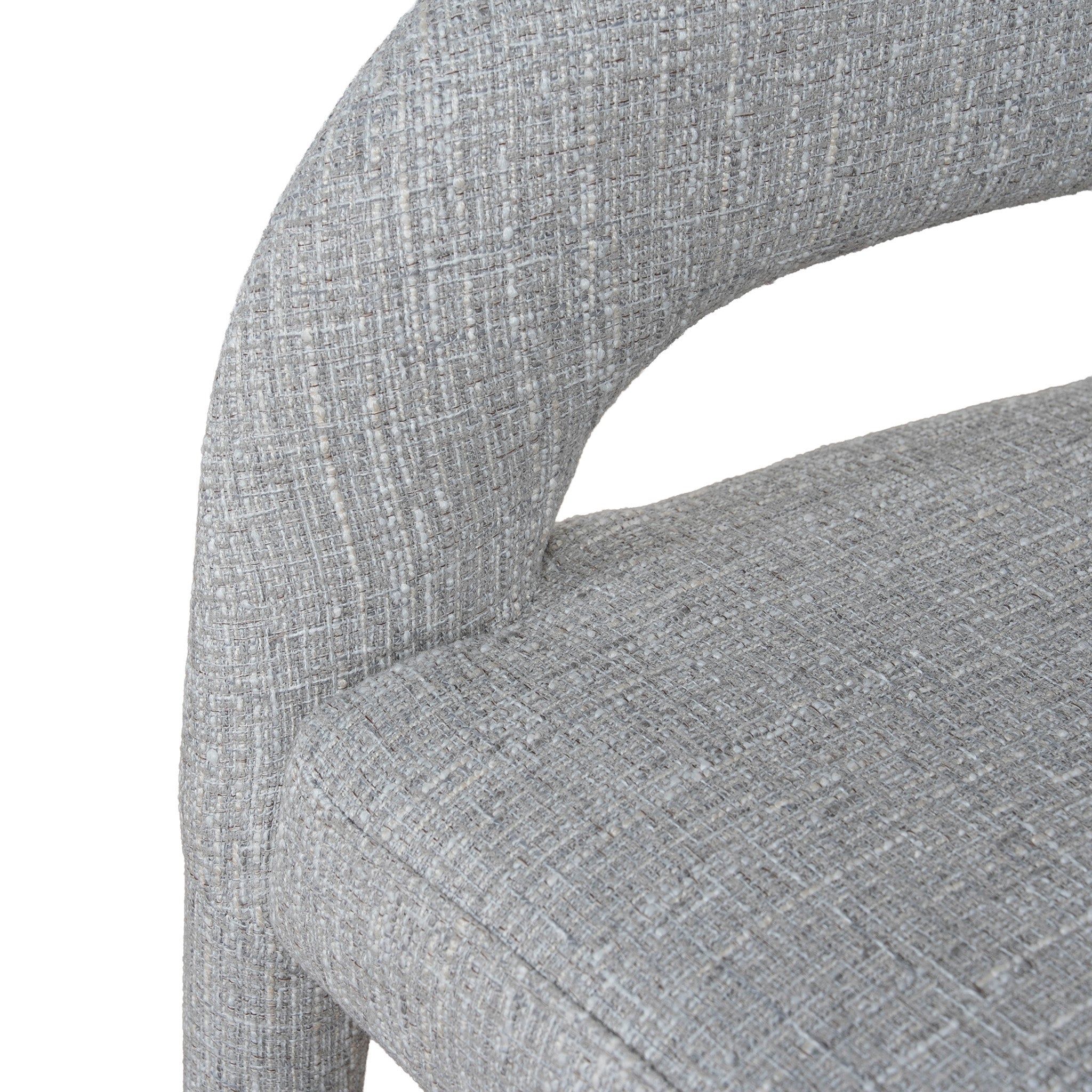 65cm Amalfi Bar Stool - Chrome Grey