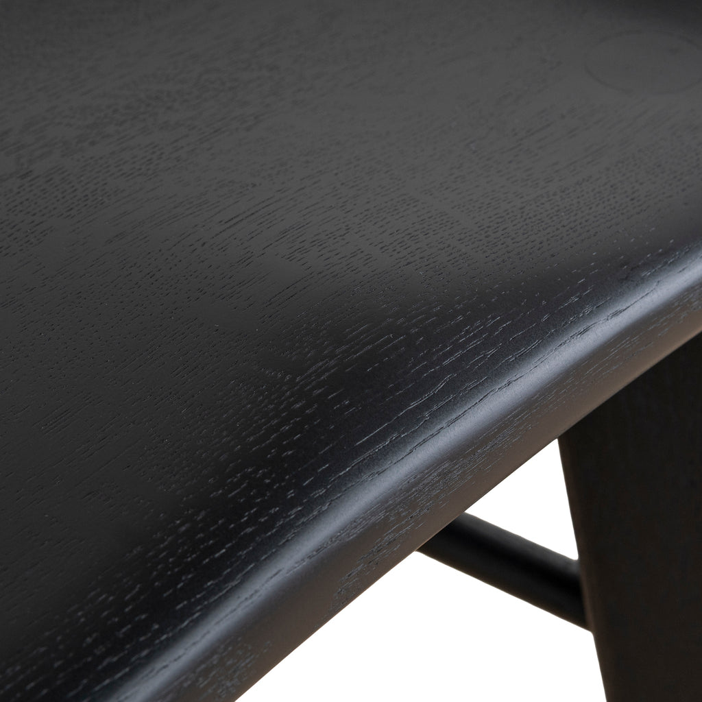 67.5cm Amalfi Bar Stool - Full Black