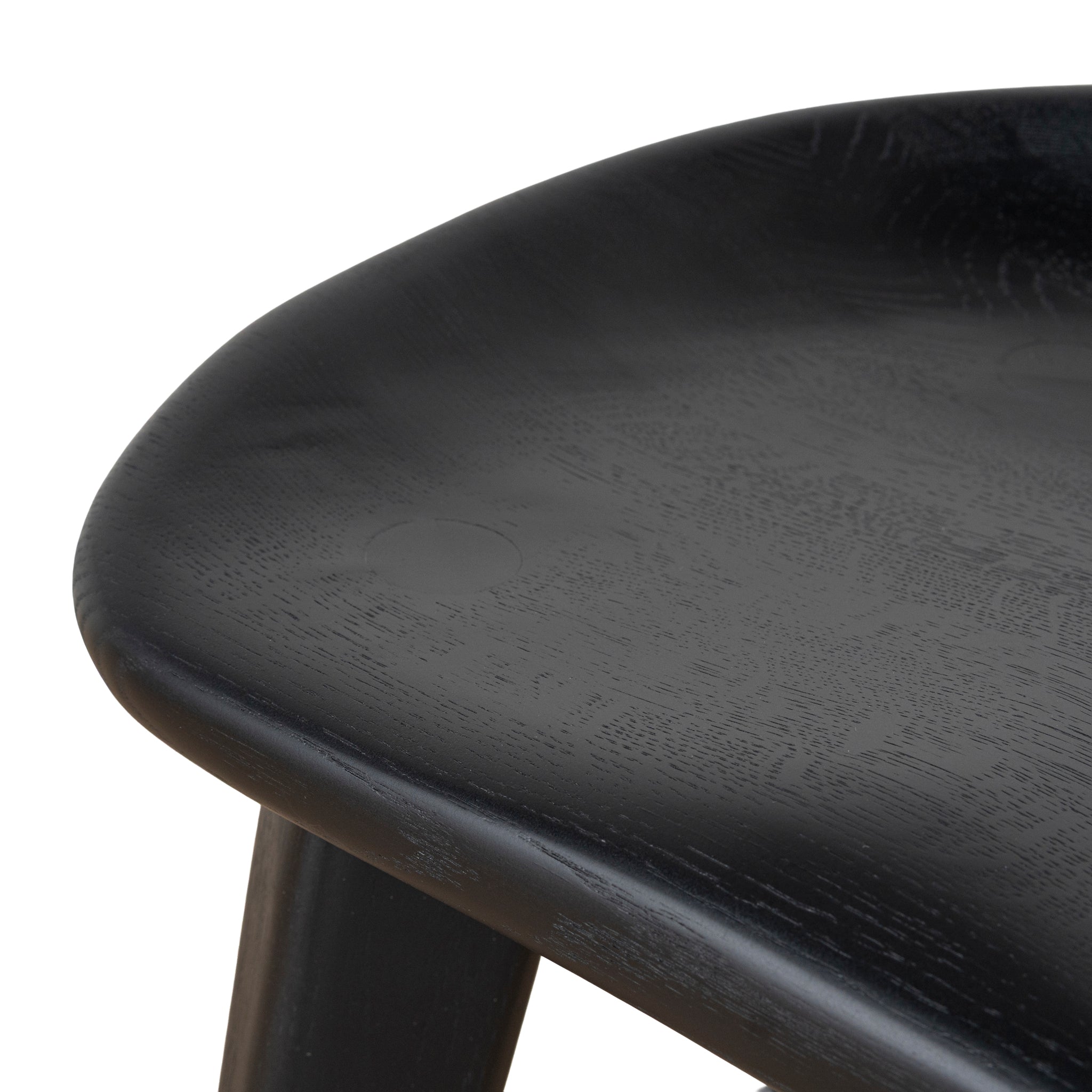 67.5cm Amalfi Bar Stool - Full Black