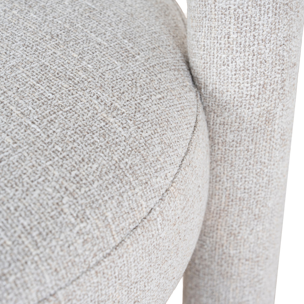 65cm Amalfi Bar Stool - Coastal Beige