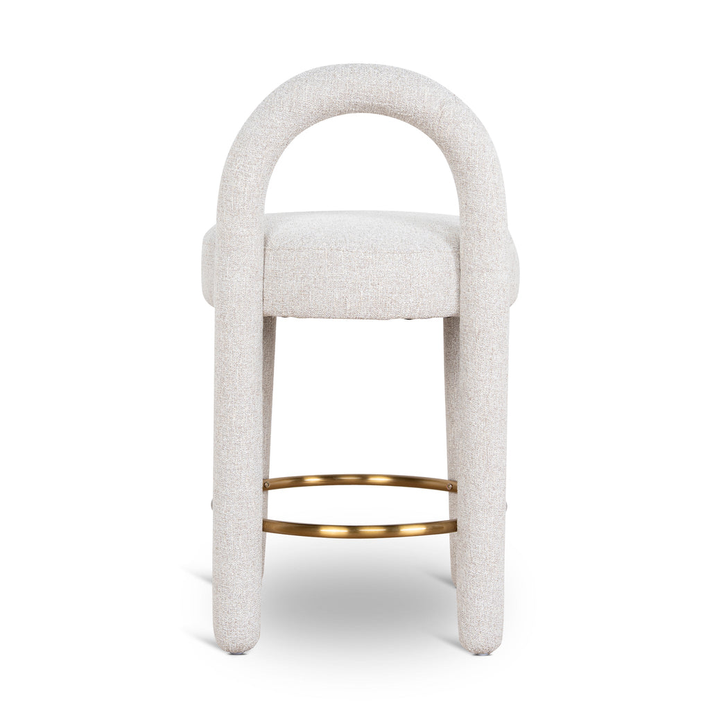 65cm Amalfi Bar Stool - Coastal Beige
