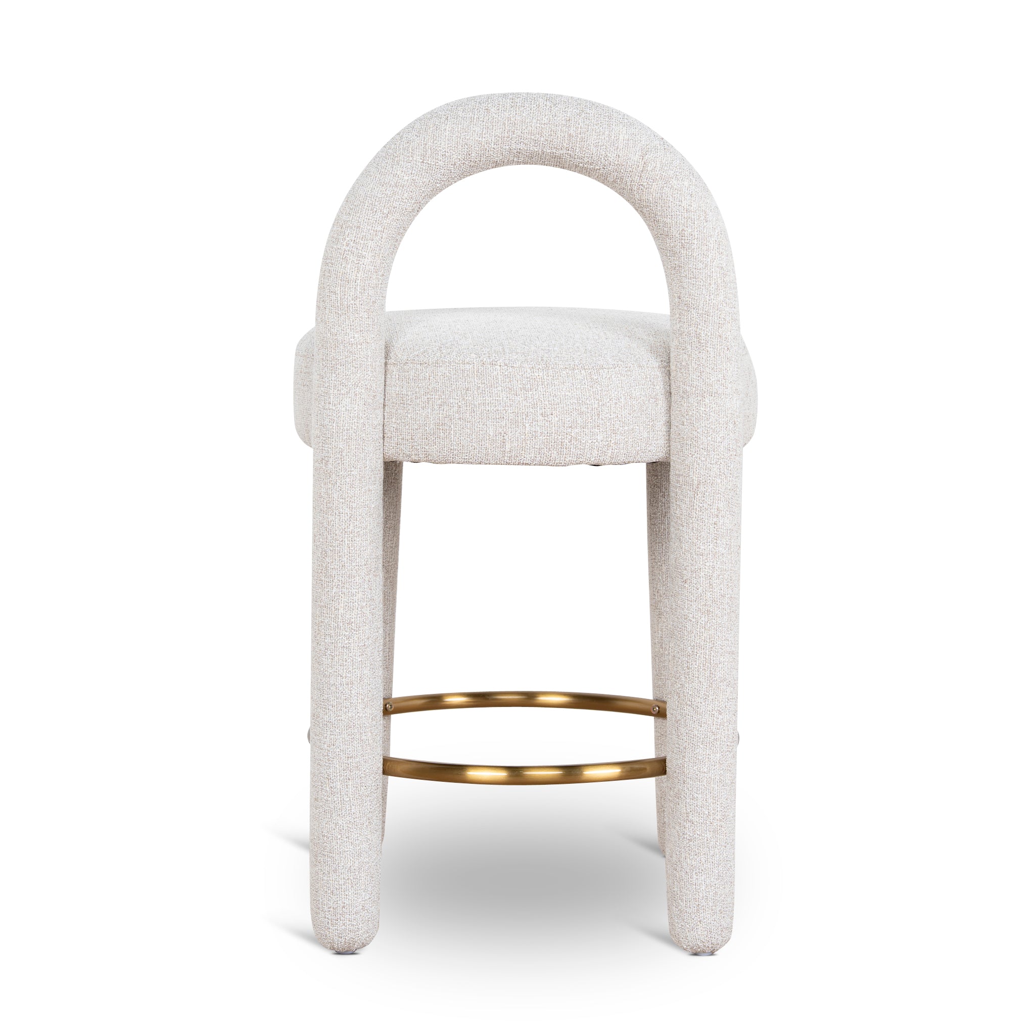 65cm Amalfi Bar Stool - Coastal Beige