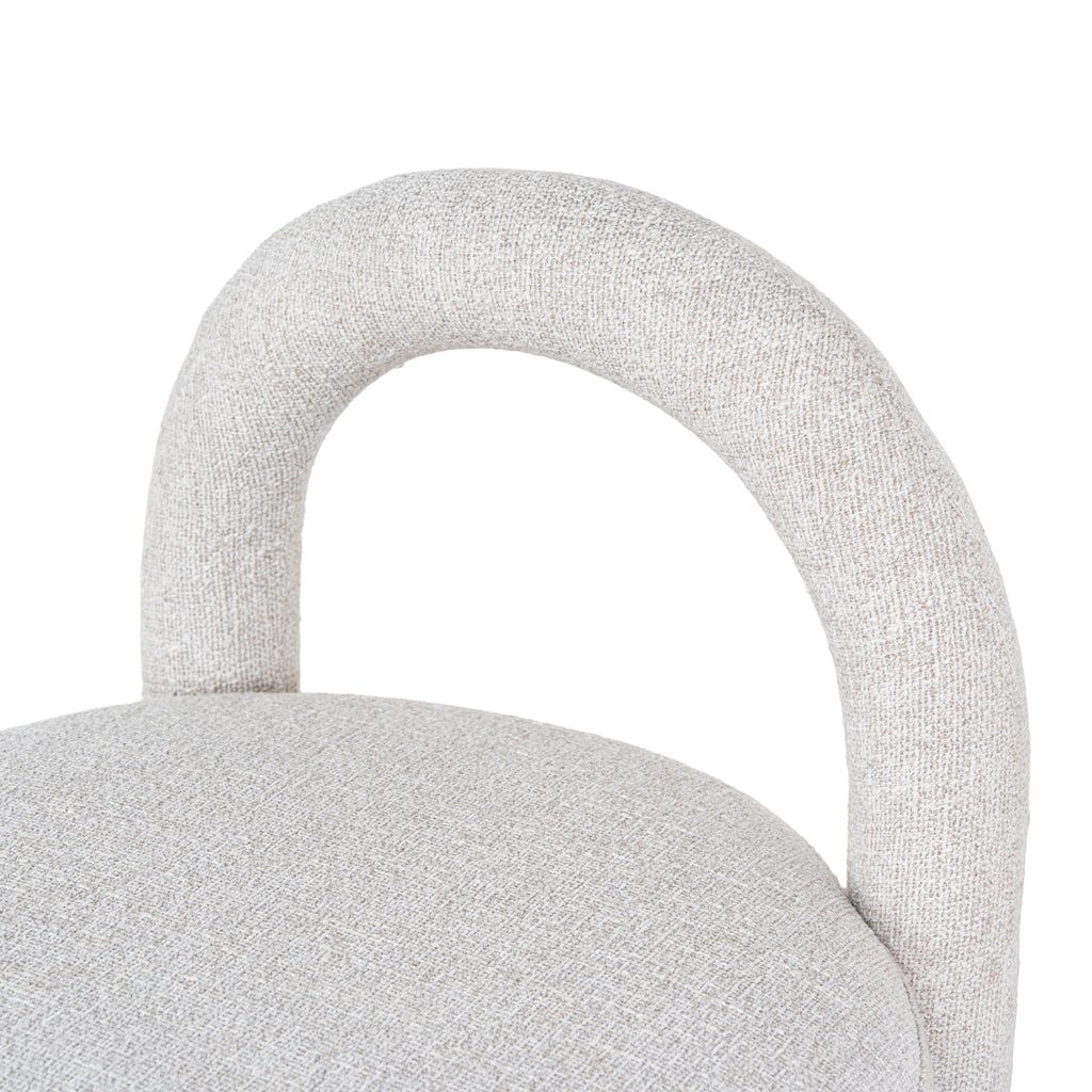 65cm Amalfi Bar Stool - Coastal Beige