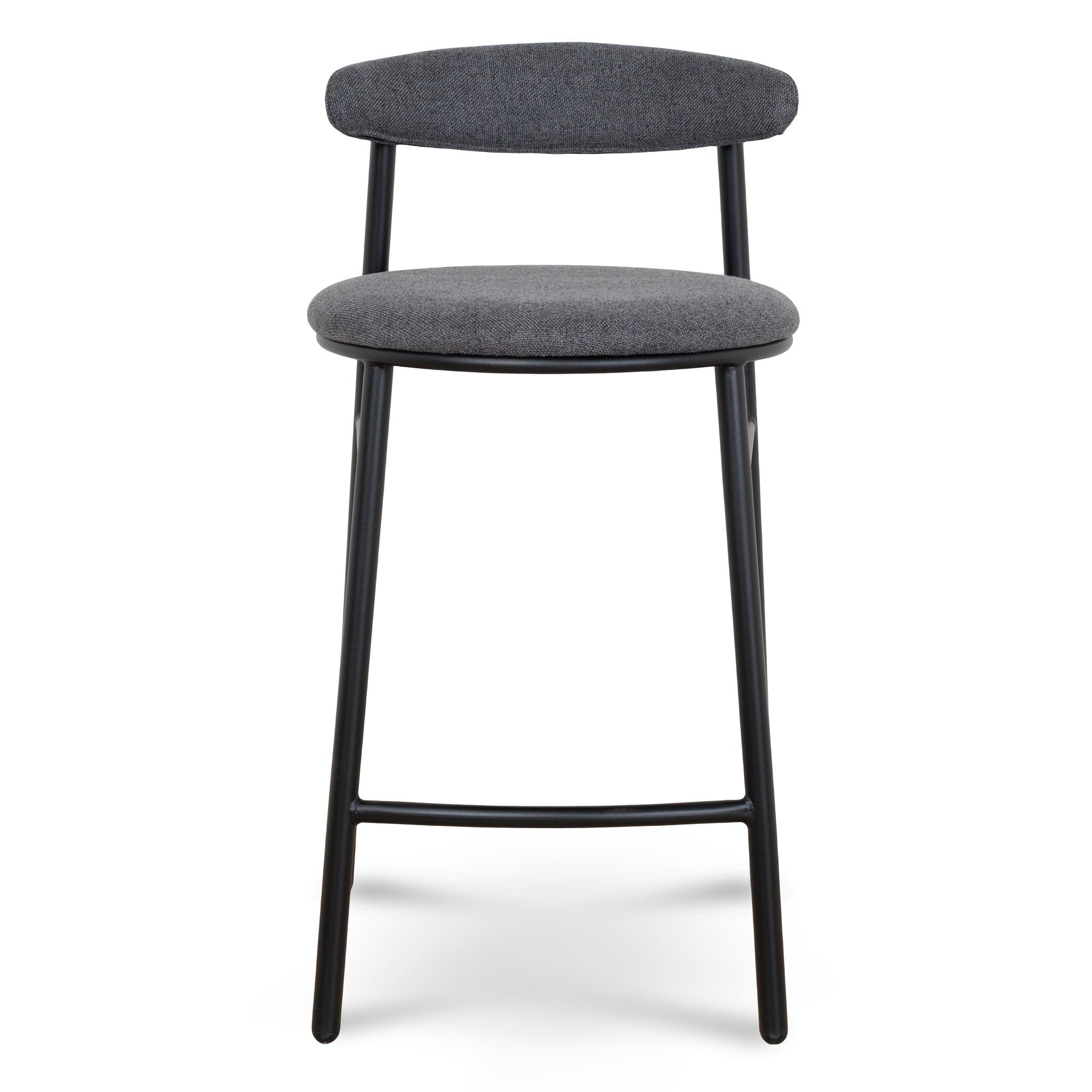 65cm Amalfi Bar Stool - Slate Charcoal (Set of 2)