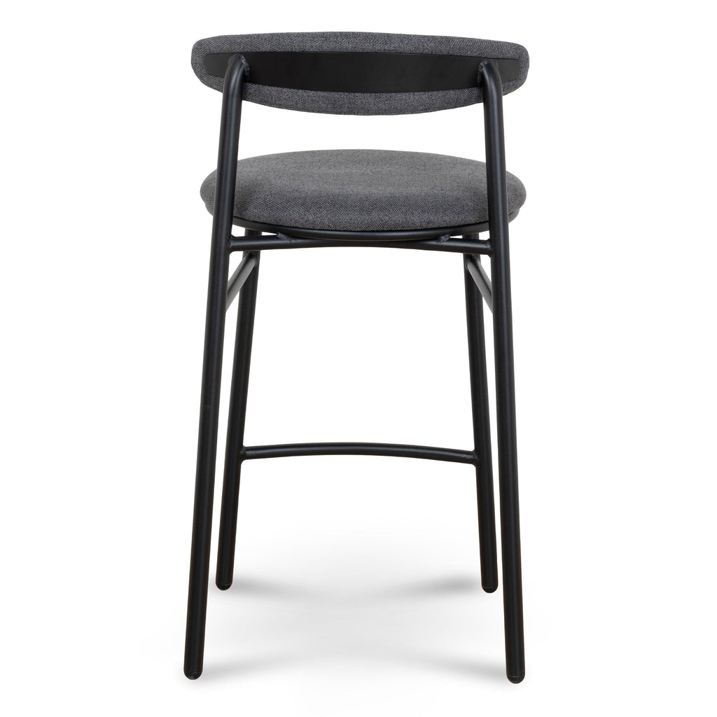 65cm Amalfi Bar Stool - Slate Charcoal (Set of 2)