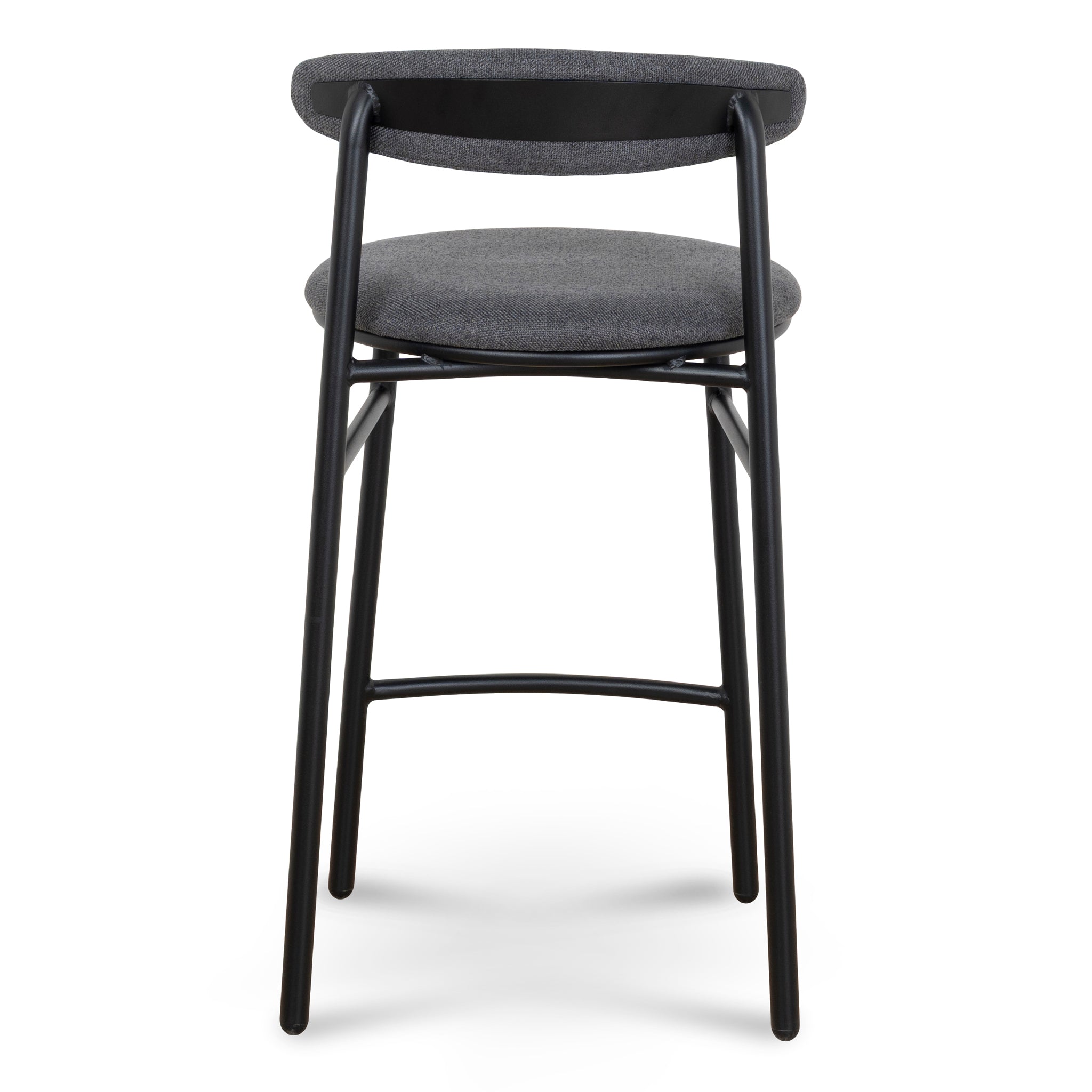65cm Amalfi Bar Stool - Slate Charcoal (Set of 2)