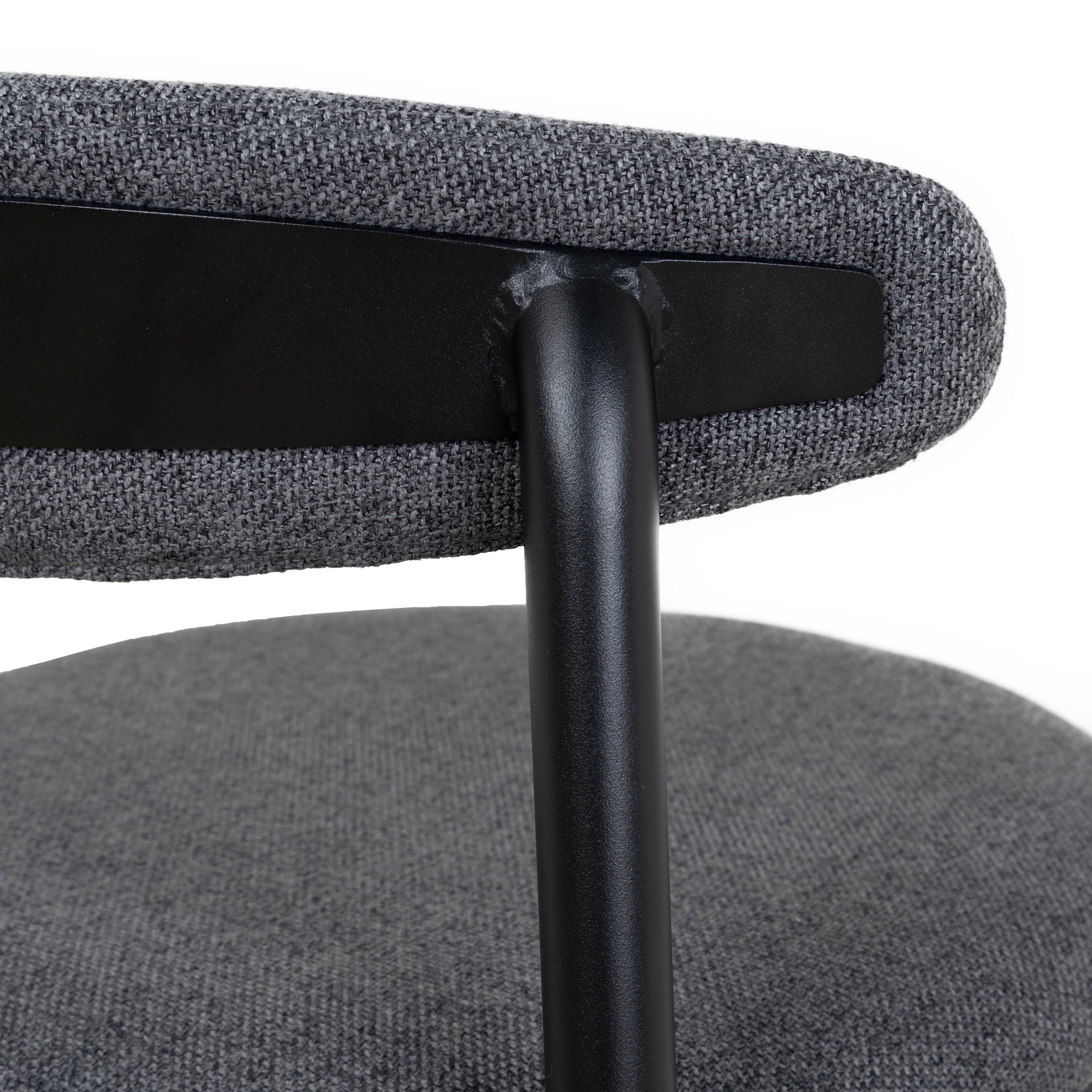 65cm Amalfi Bar Stool - Slate Charcoal (Set of 2)