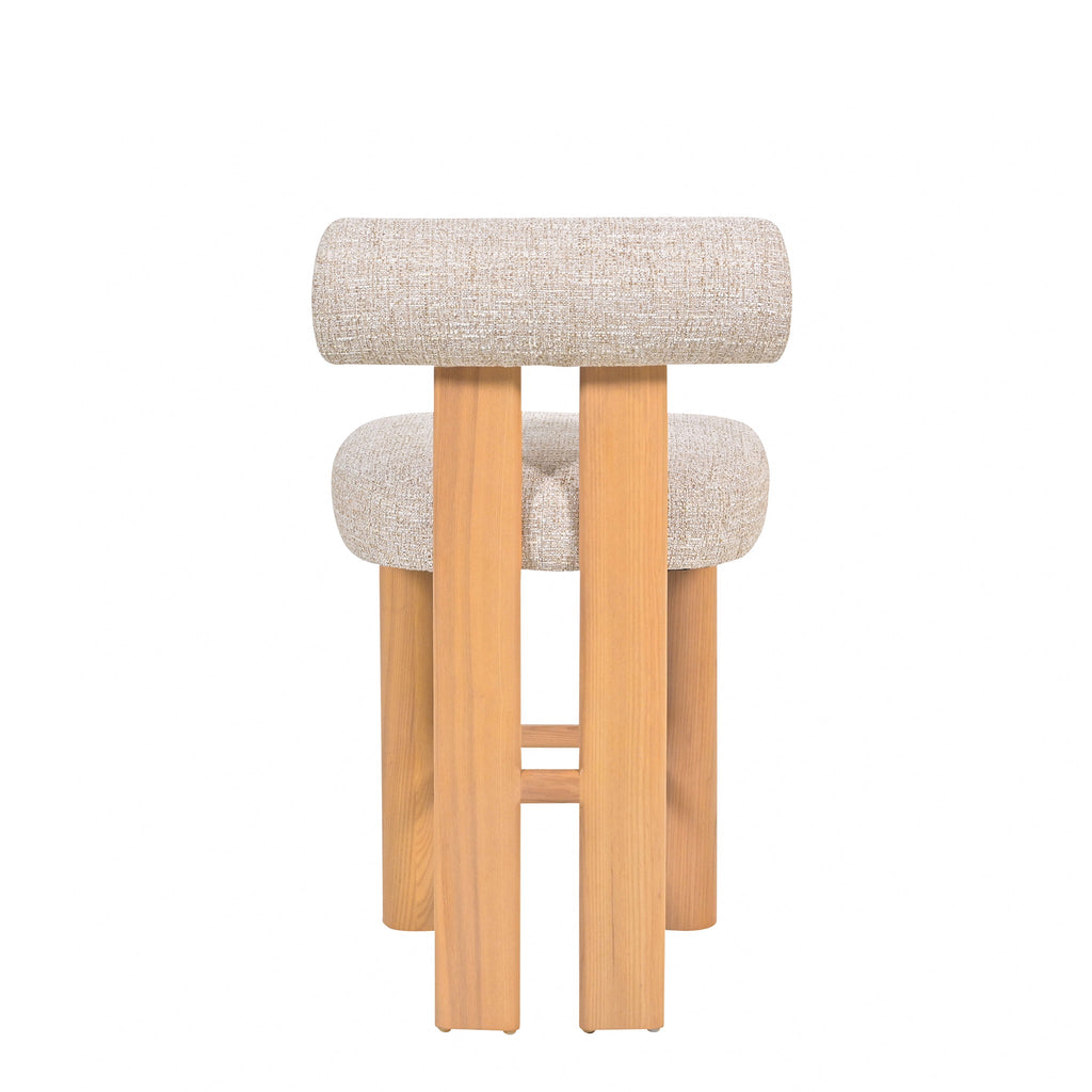 Natural Barstool - Pale Beige (Set of 2)