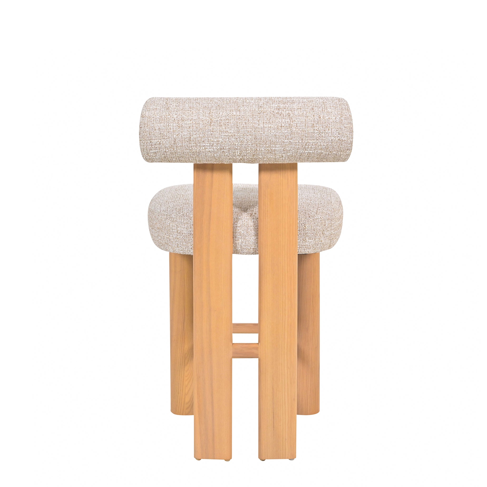 Natural Barstool - Pale Beige (Set of 2)