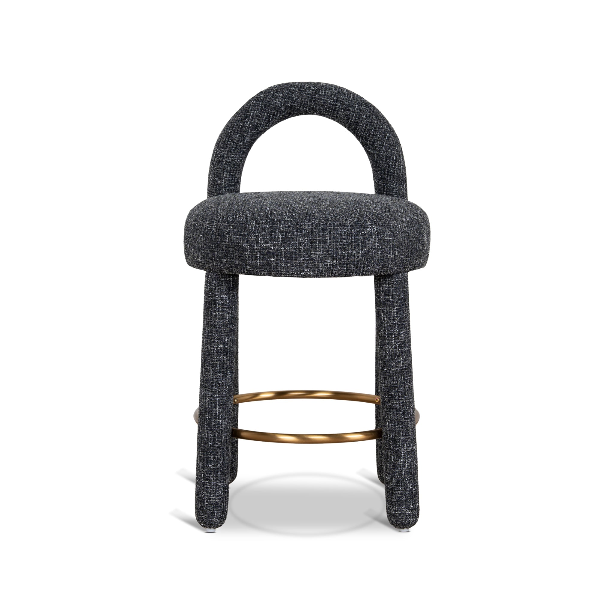 65cm Amalfi Bar Stool - Field Charcoal