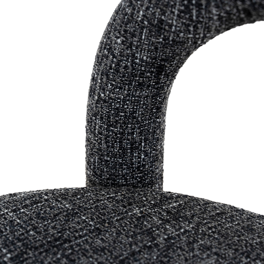 65cm Amalfi Bar Stool - Field Charcoal