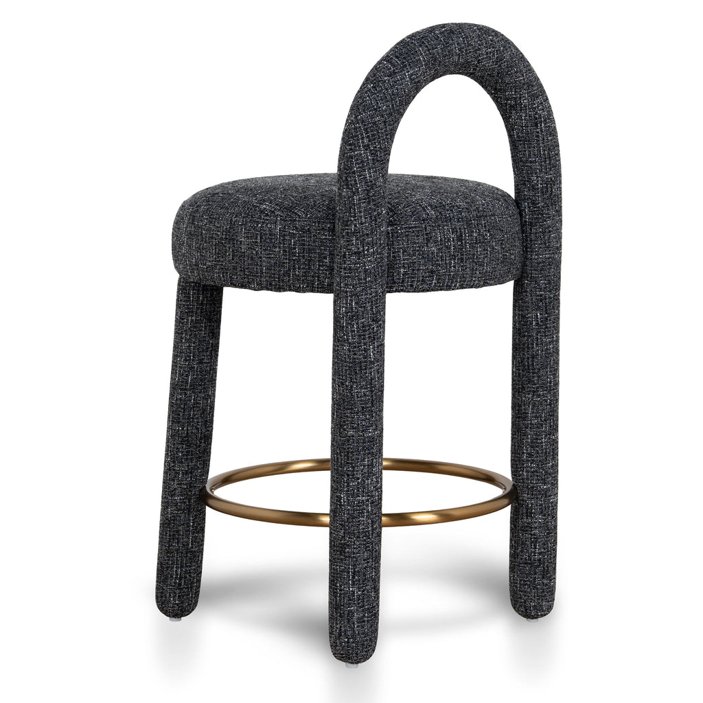 65cm Amalfi Bar Stool - Field Charcoal