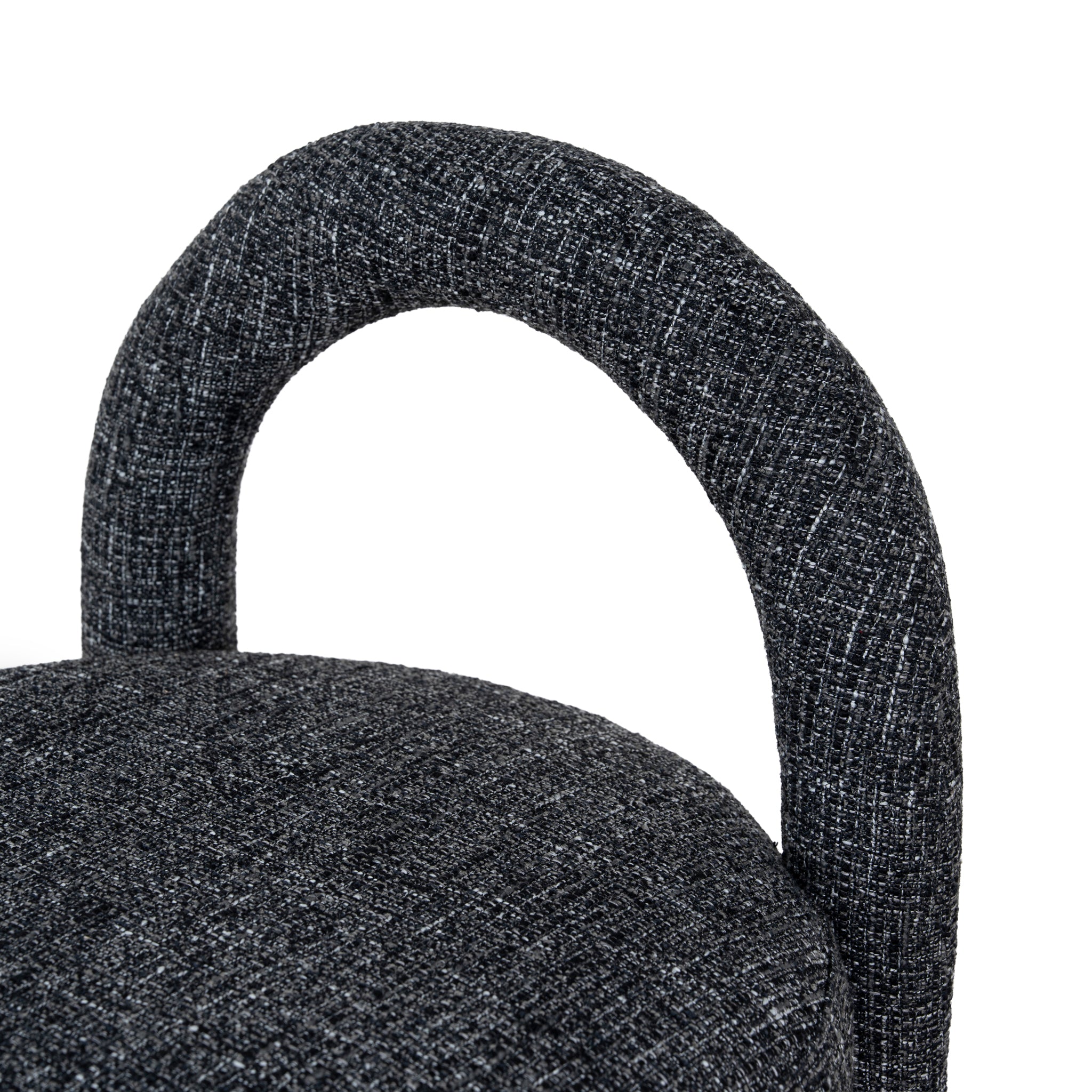 65cm Amalfi Bar Stool - Field Charcoal