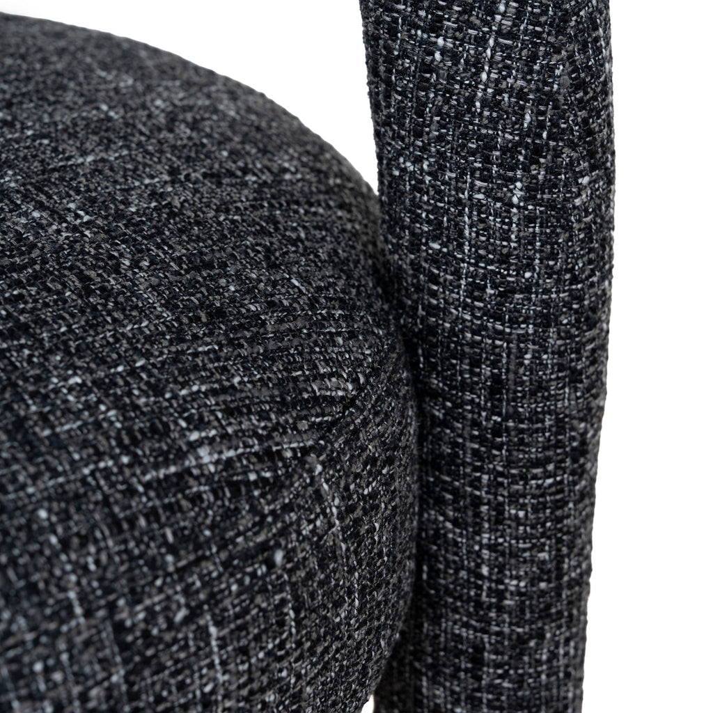 65cm Amalfi Bar Stool - Field Charcoal