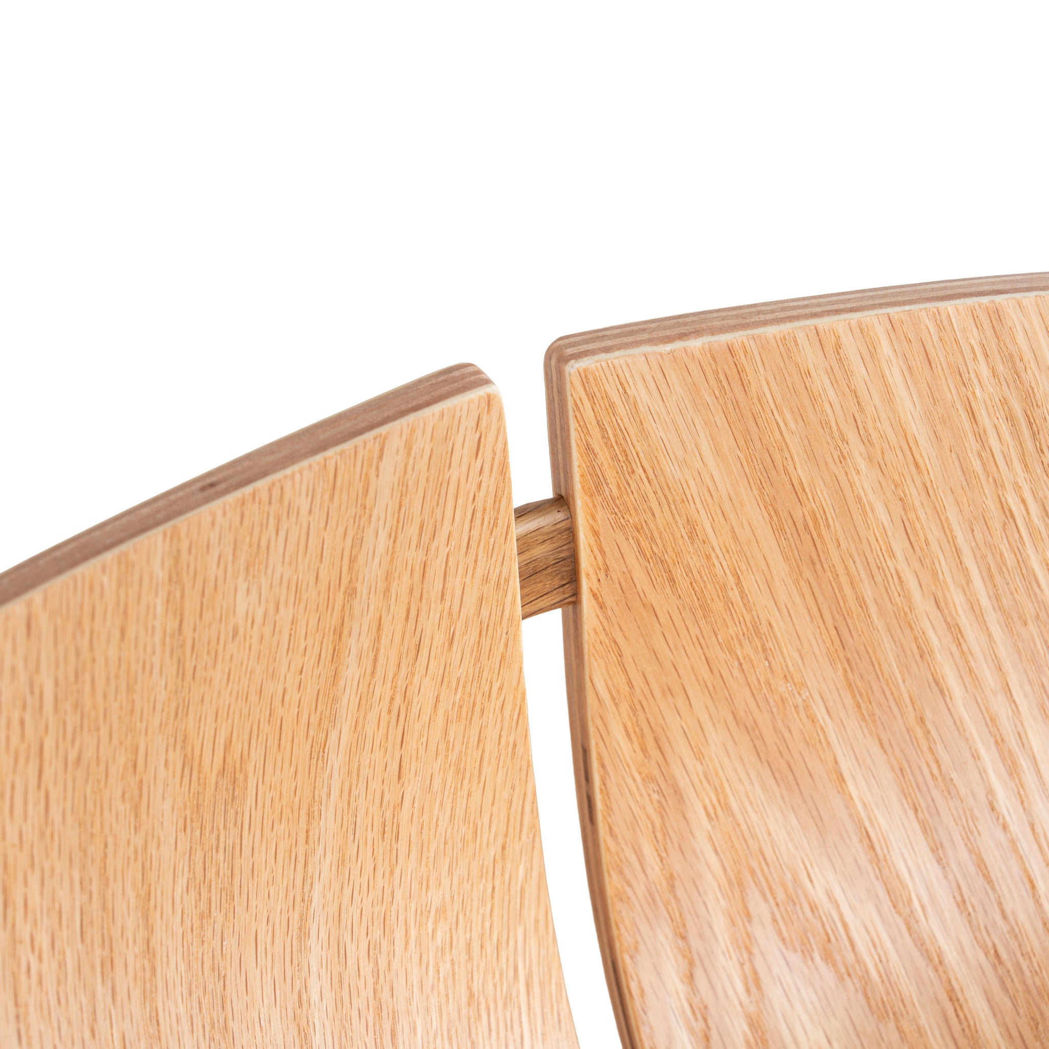65cm Matte White Amalfi Bar Stool - Natural