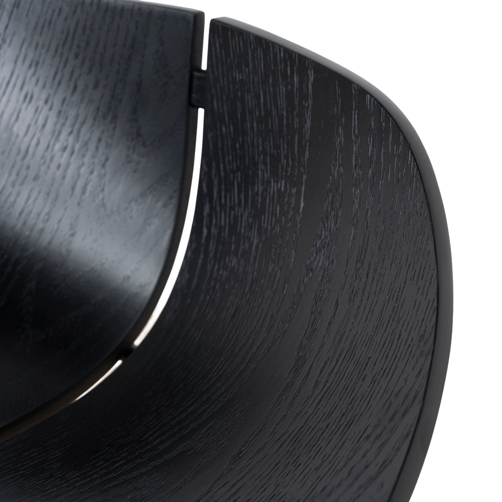 65cm Amalfi Bar Stool - Full Black