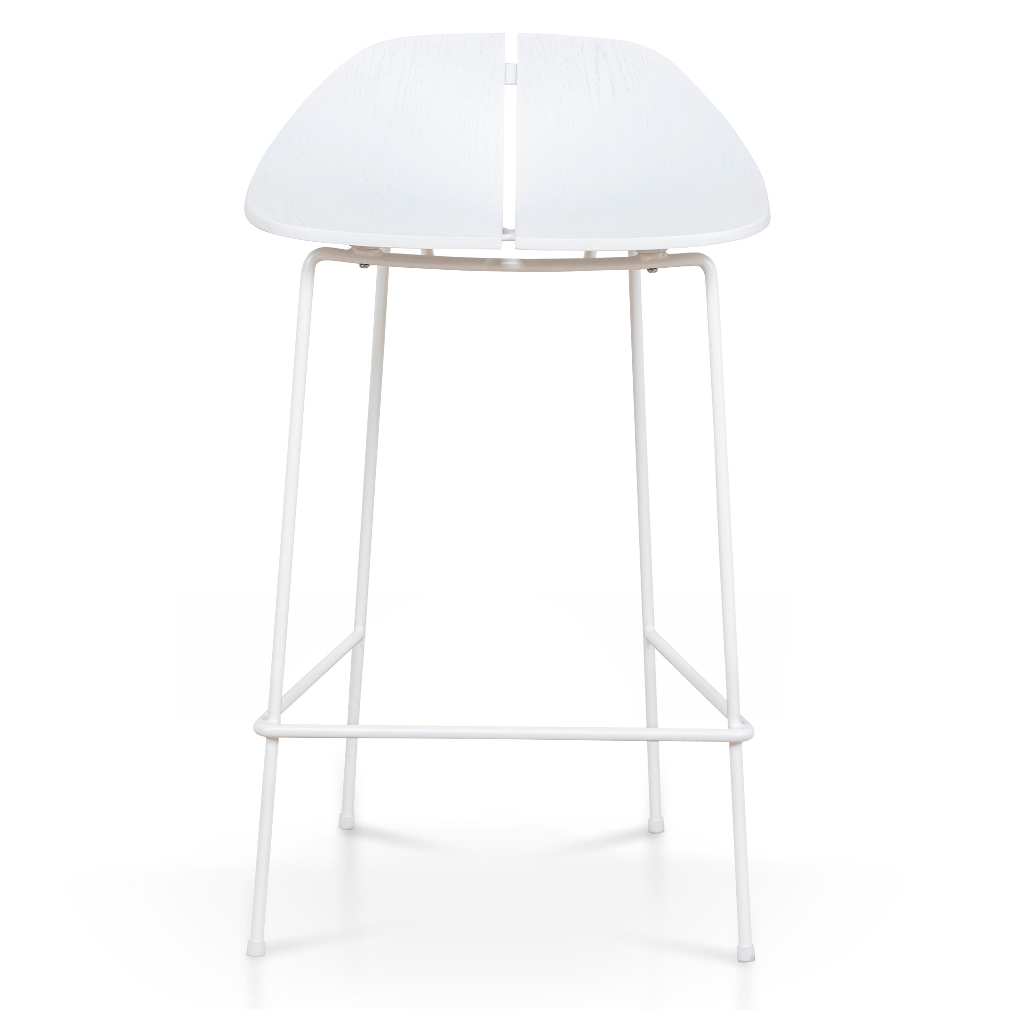 65cm Amalfi Bar Stool - Full White