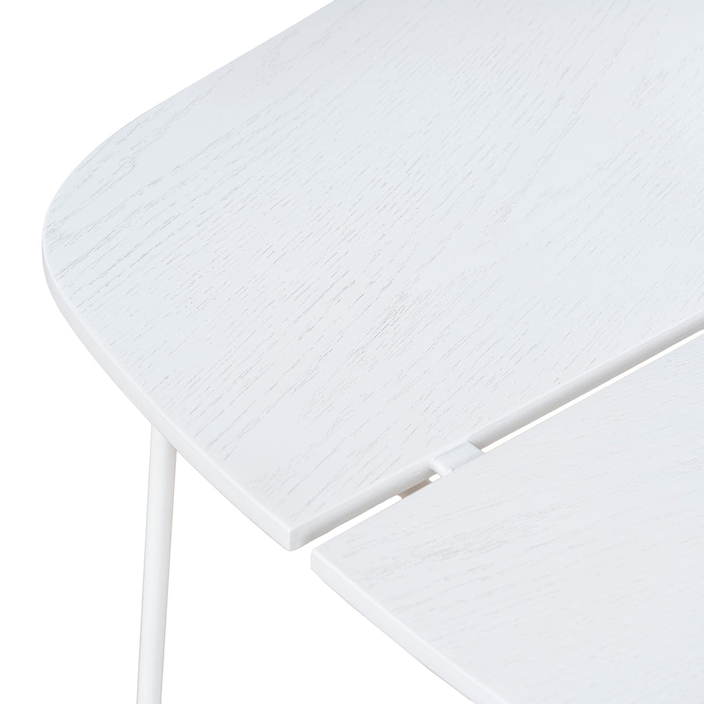 65cm Amalfi Bar Stool - Full White