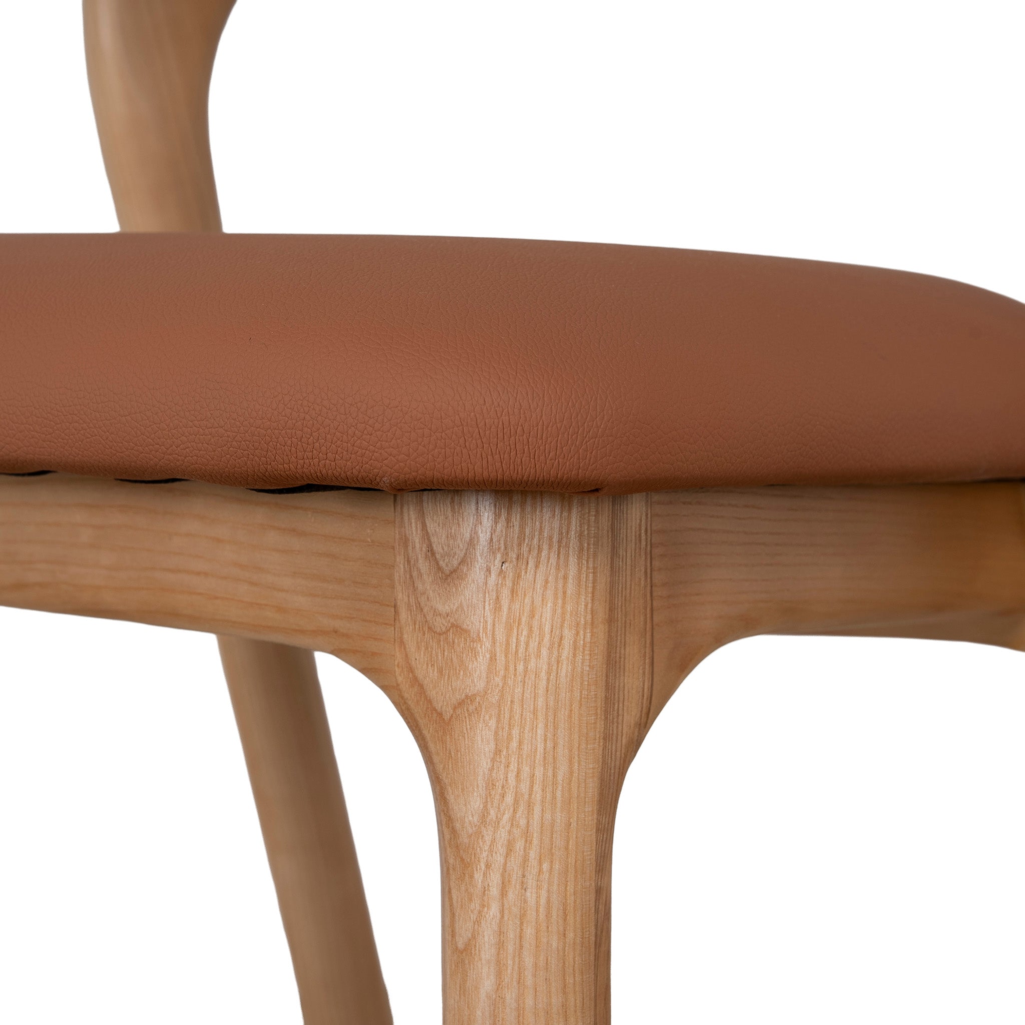 65cm Natural Amalfi Bar Stool - Naxos Tan
