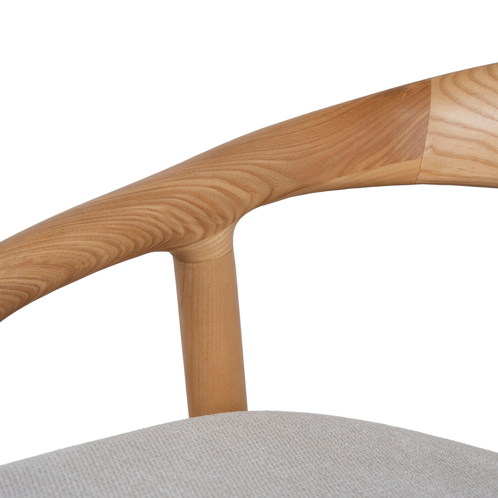 Natural Amalfi Bar Stool - Naxos Beige