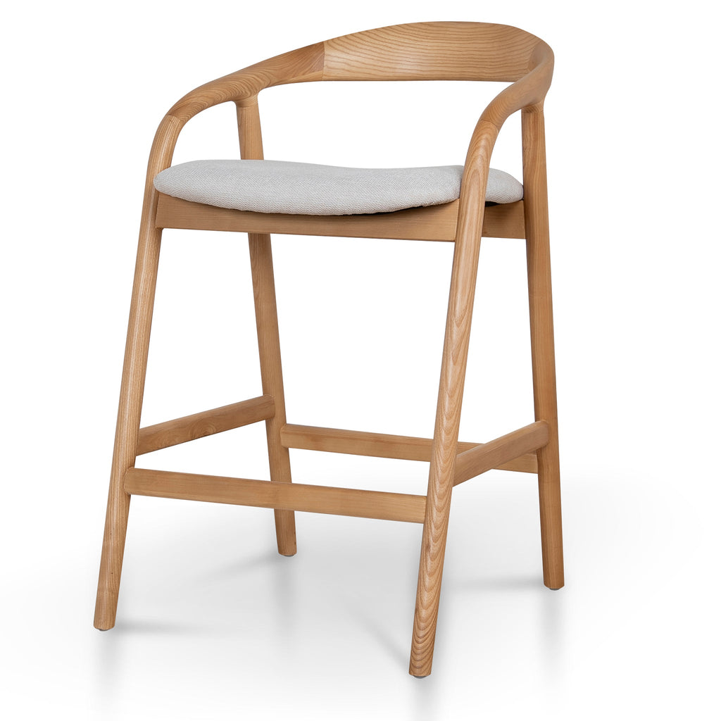 Natural Amalfi Bar Stool - Naxos Beige