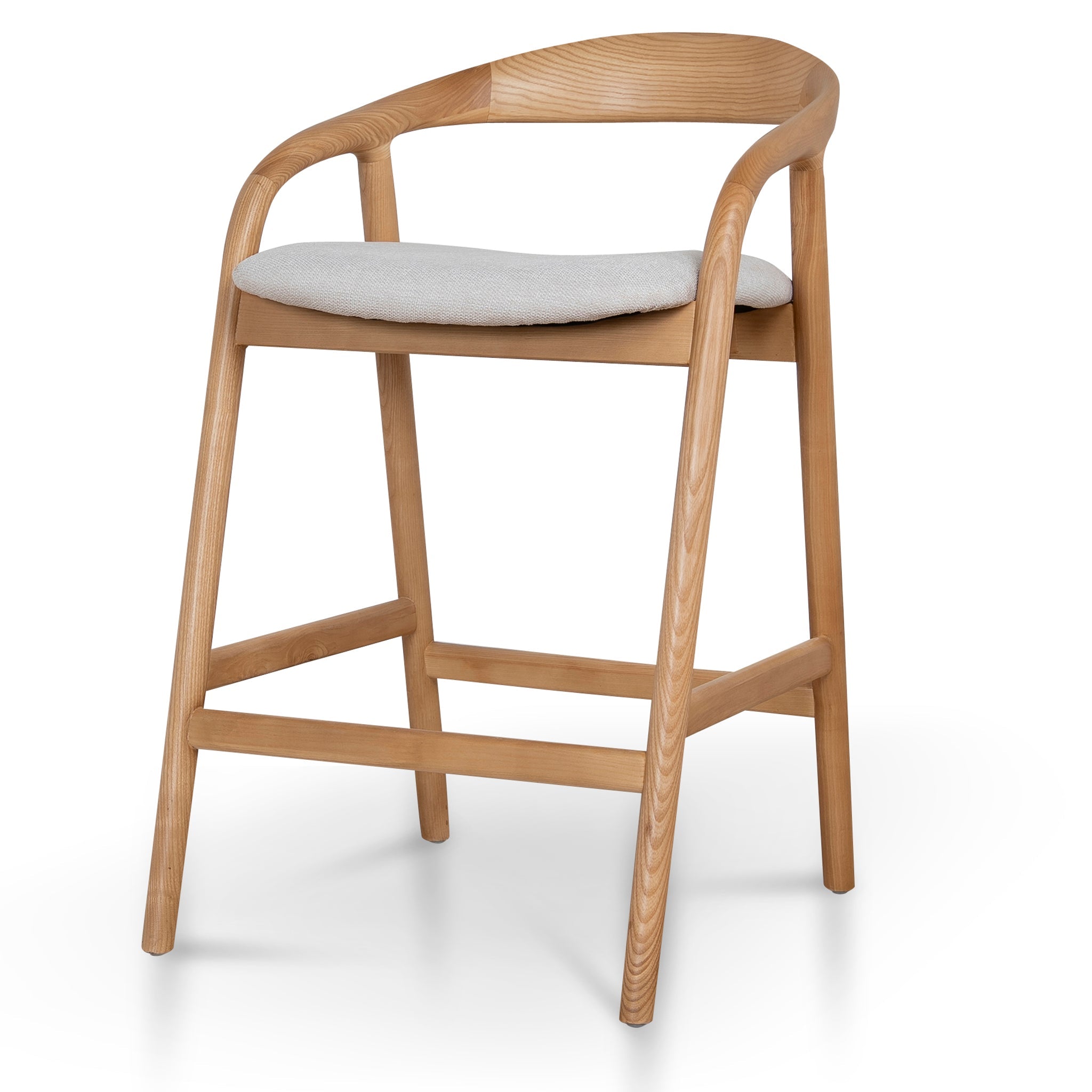 Natural Amalfi Bar Stool - Naxos Beige
