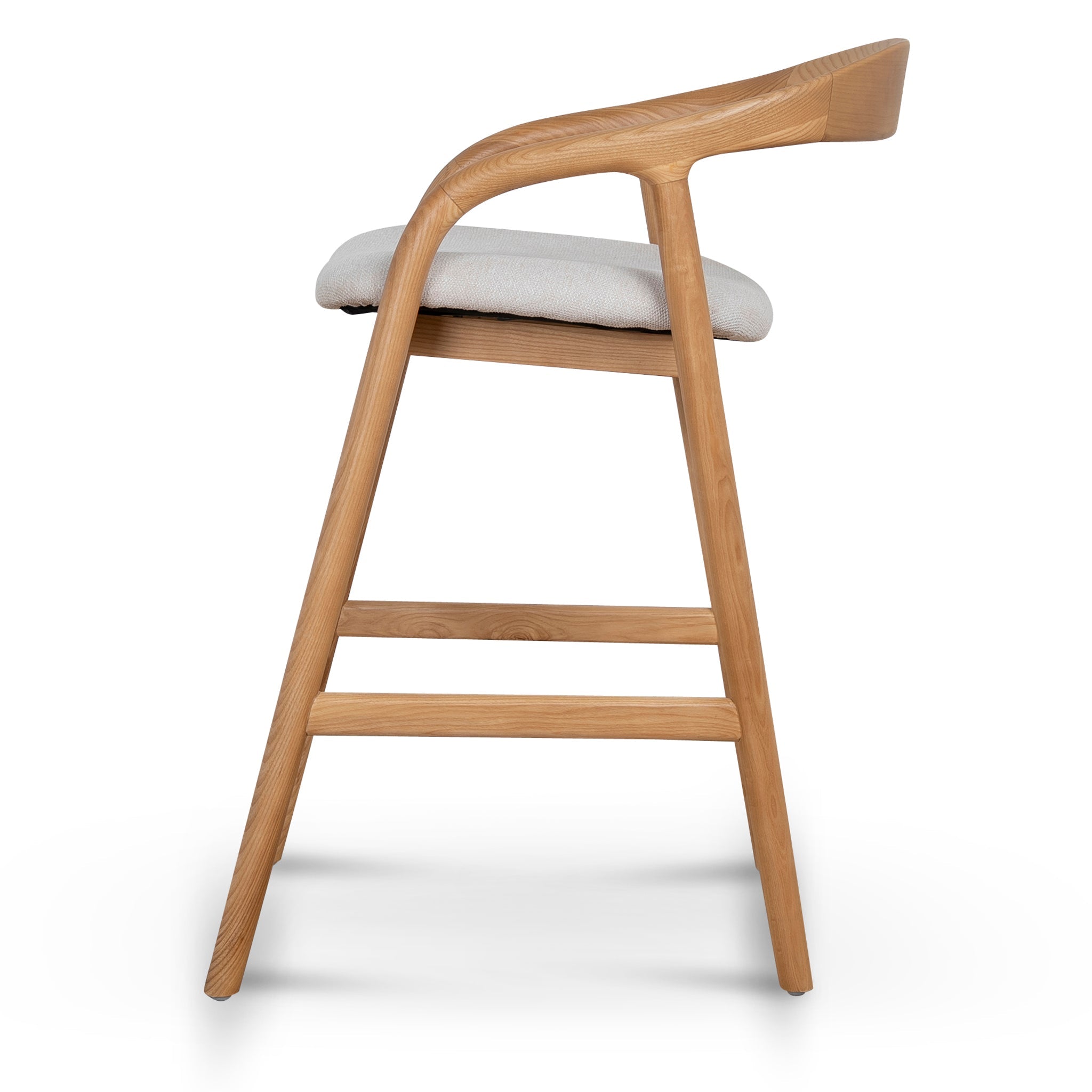 Natural Amalfi Bar Stool - Naxos Beige