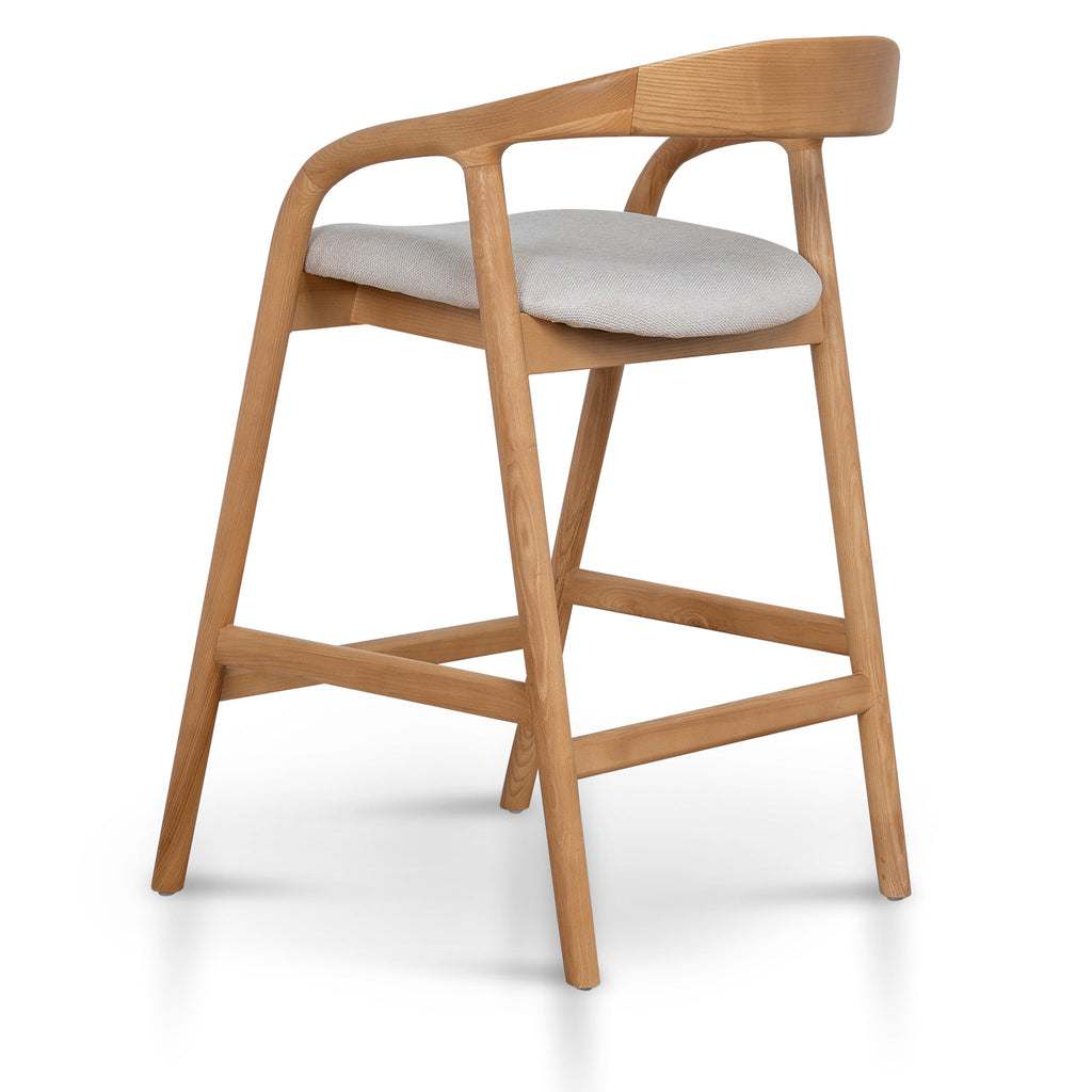 Natural Amalfi Bar Stool - Naxos Beige