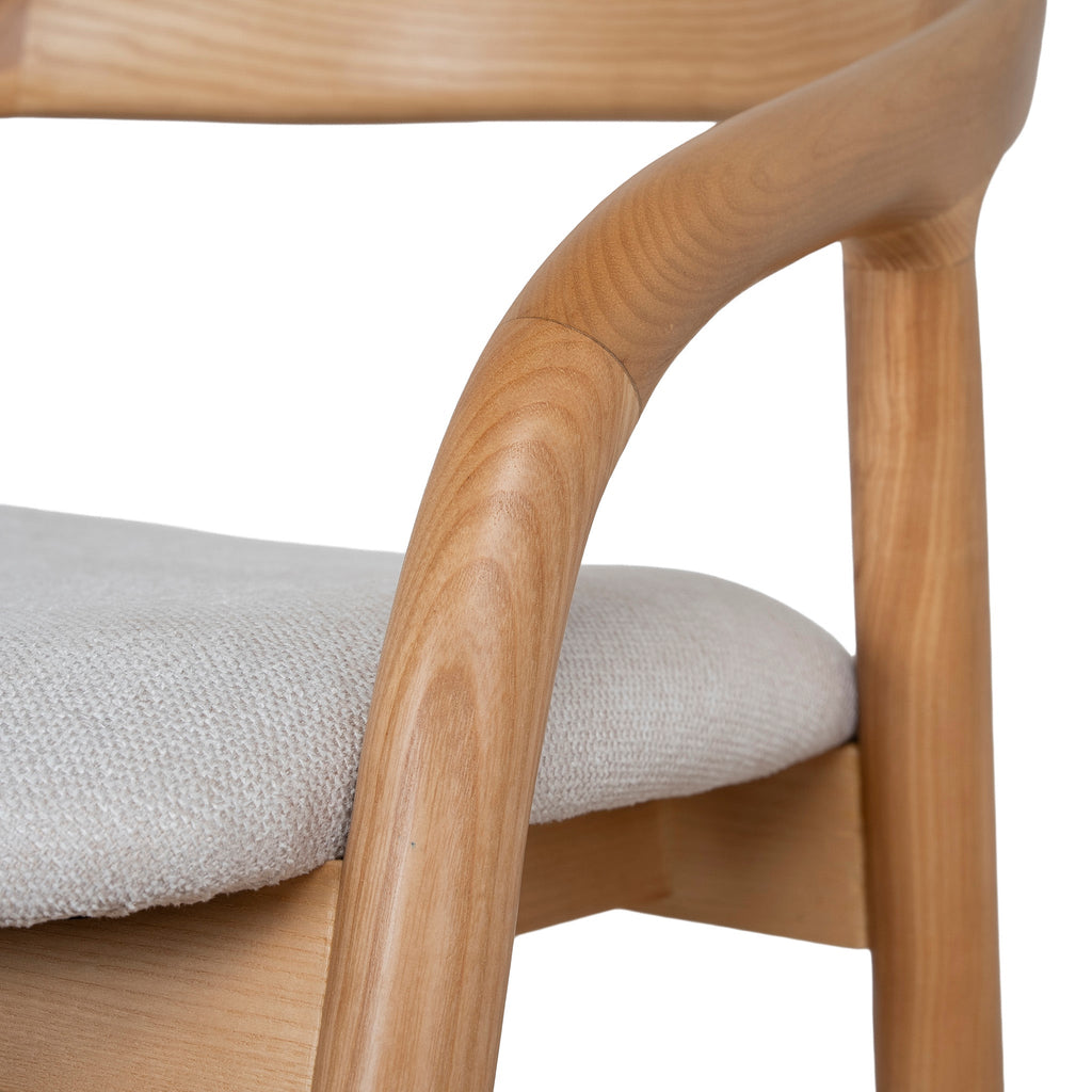 Natural Amalfi Bar Stool - Naxos Beige