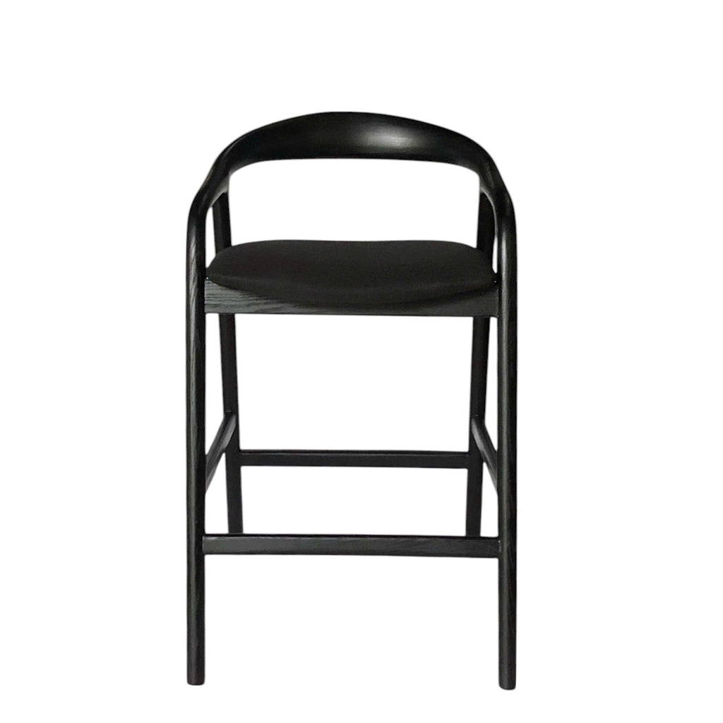 Amalfi Bar Stool - Full Black