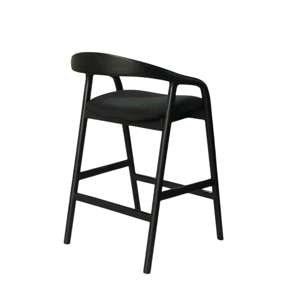 Amalfi Bar Stool - Full Black