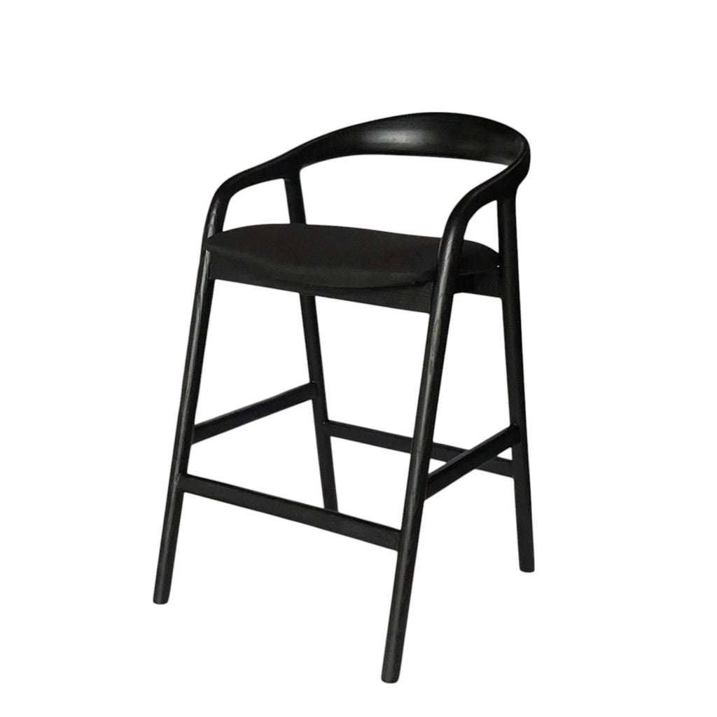 Amalfi Bar Stool - Full Black