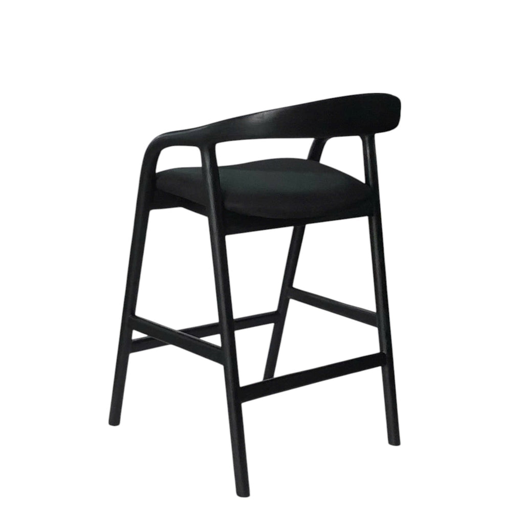 Amalfi Bar Stool - Full Black