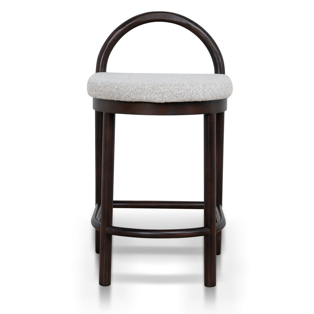 66cm Brown Amalfi Bar Stool - Clay Grey