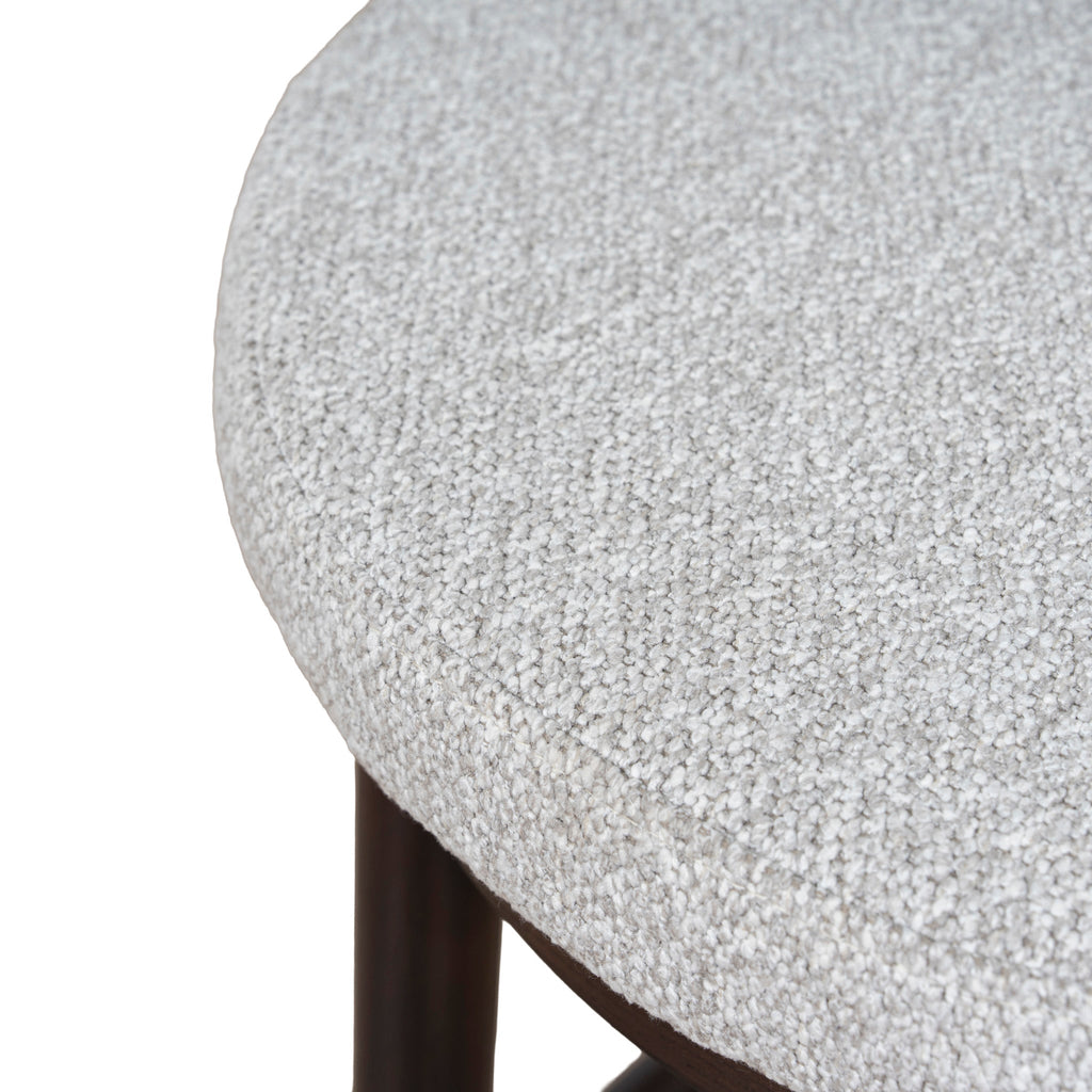 66cm Brown Amalfi Bar Stool - Clay Grey