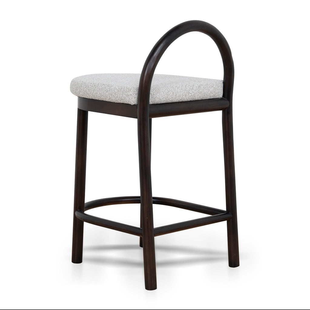 66cm Brown Amalfi Bar Stool - Clay Grey