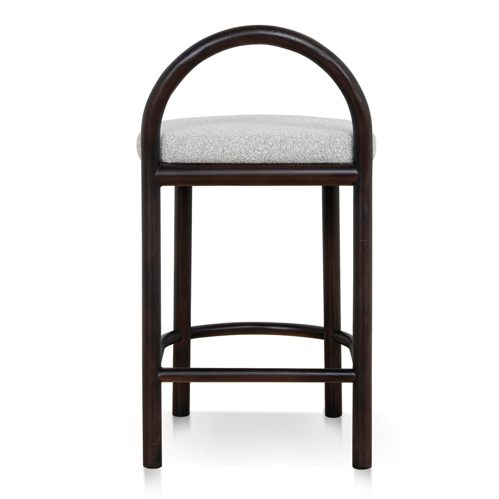 66cm Brown Amalfi Bar Stool - Clay Grey