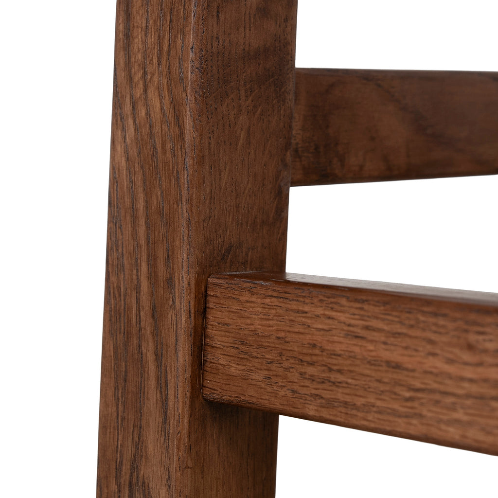 65cm Rattan Amalfi Bar Stool - Walnut