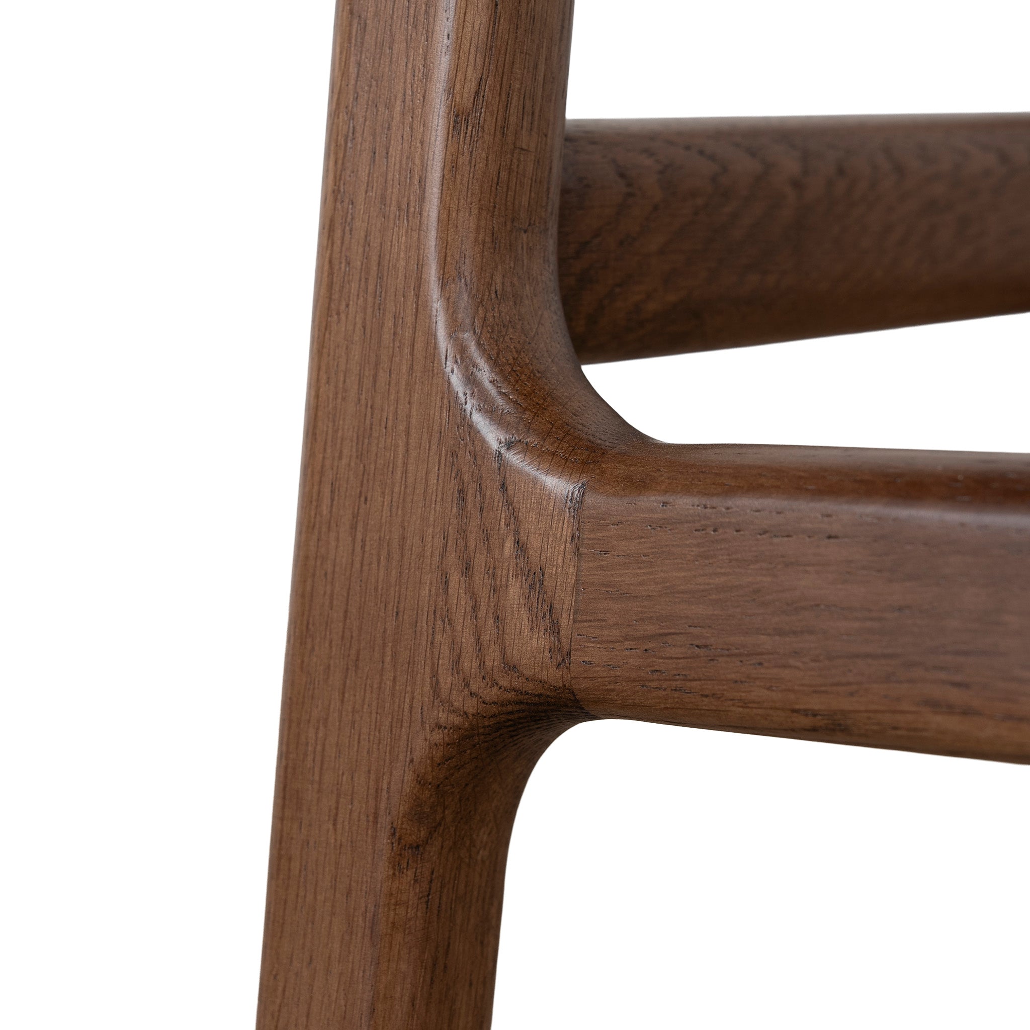 67cm Walnut Amalfi Bar Stool - Mocha Brown