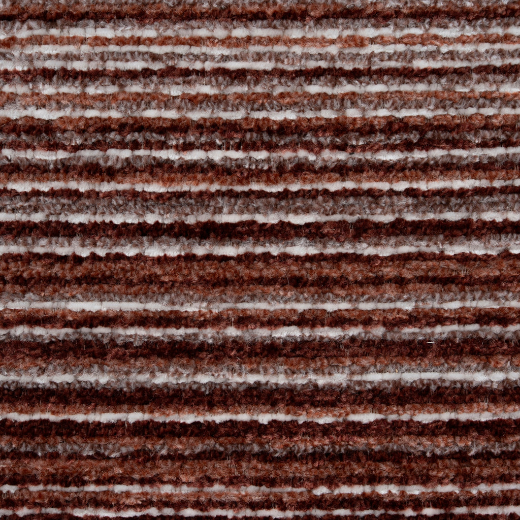 Walnut Barstool - Burgundy Stripe