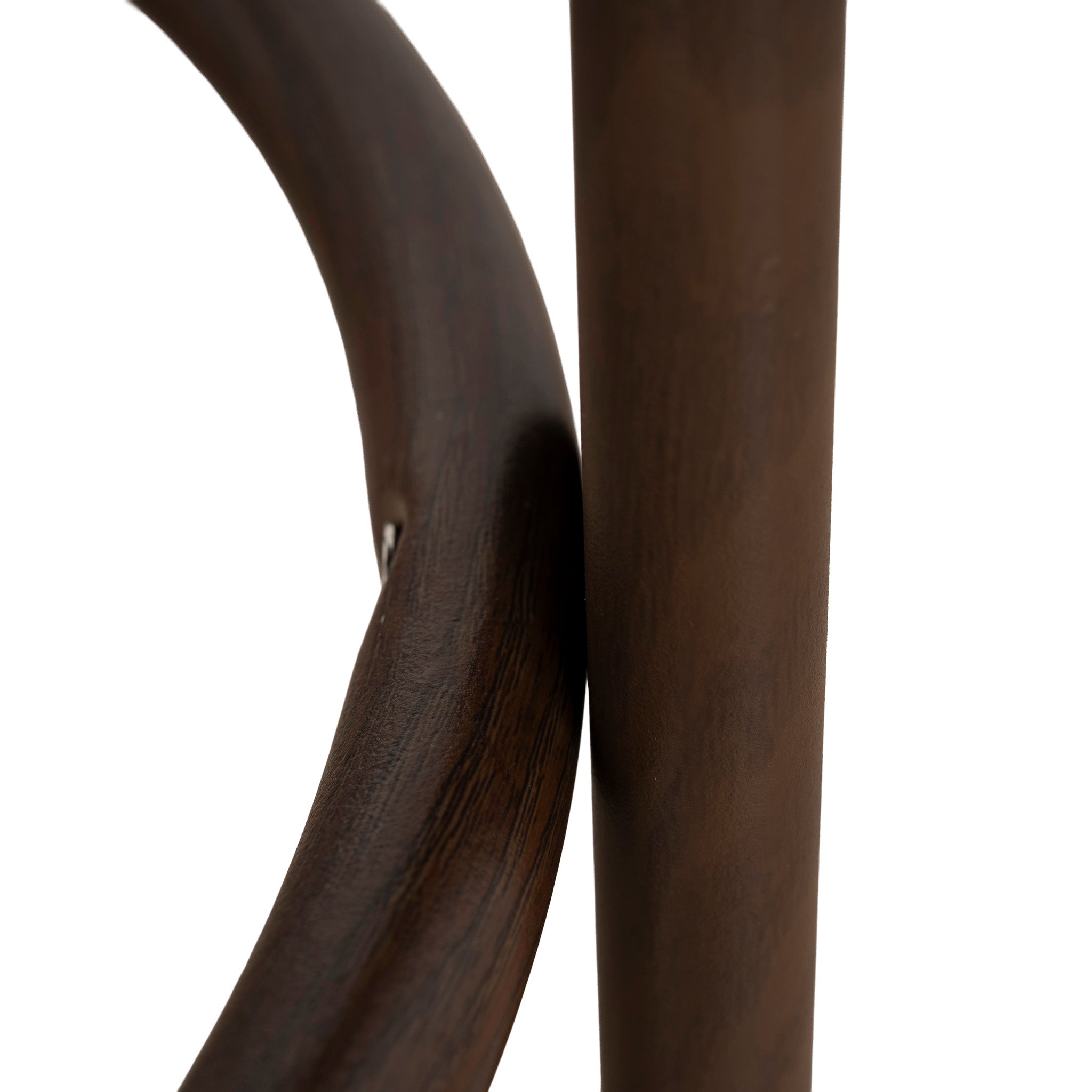 Walnut Barstool - Coconut Stripe