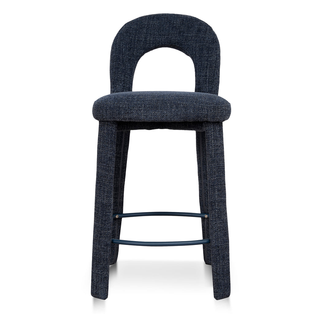 Blue Sand Barstool - Moss Navy