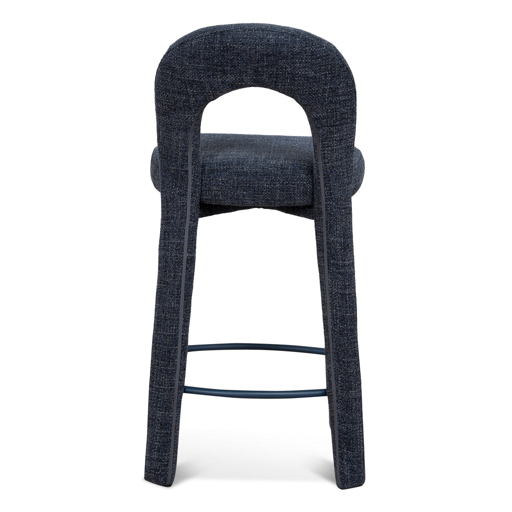 Blue Sand Barstool - Moss Navy
