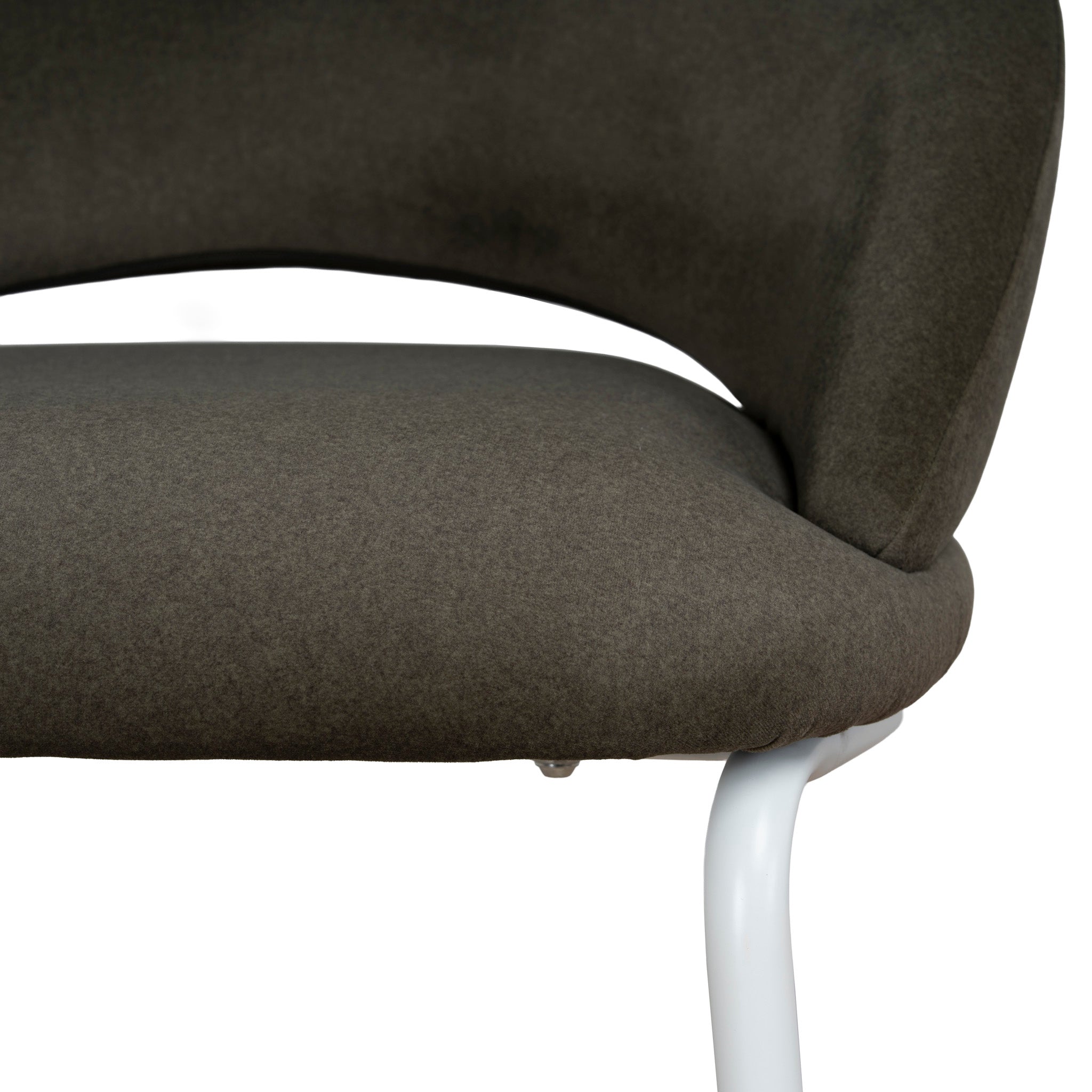 White Amalfi Bar Stool - Dark Moss Green (Set of 2)